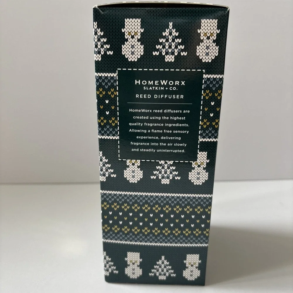 HOMEWORX by Harry Slatkin Vanilla Pine‎ Reed Diffuser 4oz Essential Oils Infused